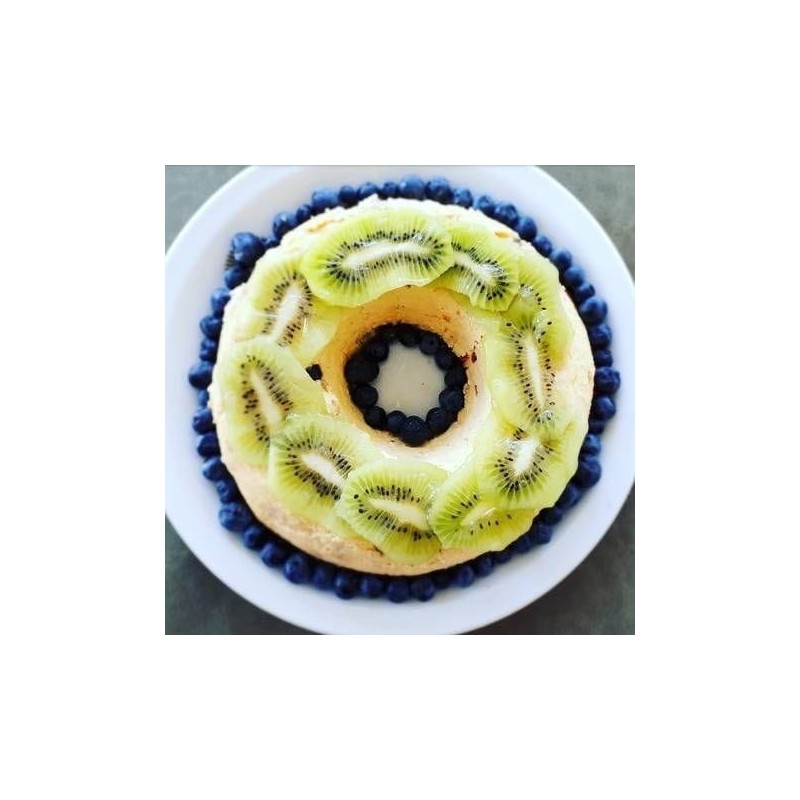 Tarta Fit, sin azúcar sin arina.